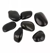 NB Minerals Poliruoti akmenys Juodas Pebble III 30-50mm akvariumui terariumui 10kg/PAKUOTĖ