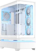 ASUS PRIME AP304 PC Case, ATX, Tempered Glass, 4 ARGB Fans, White | 90DC0113-B19000 | 4711636559706