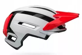 Bell mtb BELL SUPER AIR SPHERICAL matinė blizgi balta infraraudona dydis S (52-56 cm) (BEL-36674-B69-S)