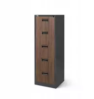 Jan Nowak Metalinė kartotekinė spinta SARA V5 460 x 1630 x 620 mm Eco Design* antracito/riešuto