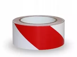 Elektro-Plast Įspėjamoji lipni juosta TOS-5bc 5 cm x 33 m balta-raudona