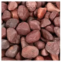 NB Minerals Poliruoti akmenys Raudona Pebble 30-50 mm akvariumui, terariumui, 10 kg/pakuotė