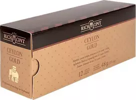 Richmont Arbatos Ceilonas Gold 12x4g - juoda švari FOP - maža pakuotė