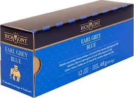 Richmont Arbata Earl Pilkas Mėlyna 12x4g su bergamotų aliejumi