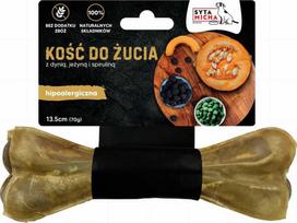Micha SYTA MICHA Kramtomasis kaulas šuniui su arklių mėsa, gervuogėmis ir spirulina 13,5cm