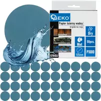 Geko Vandens šlifavimo popierius – diskas ant lipduko 125mm P1000 (50/1000)