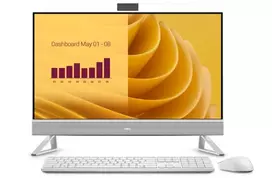 Stacionarus kompiuteris Kompiuteris Dell All-in-One EC27250 Core 7-150U 32GB 2TB SSD 27'' Wi-Fi 6E Perlinė balta (EC27250_RPLU-R_010)