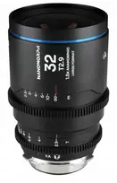 Objektyvas Laowa Nanomorph 32 mm T2,9 1,5x LF Mėlyna, skirtas Arri PL / Canon EF