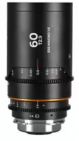 Objektyvas Laowa Nanomorph 60 mm T2,9 1,5x S35 Macro 1:2 Amber, skirtas Arri PL / Canon EF