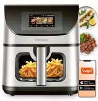 Gruzdintuvė Orkaitė be aliejaus Webber ORKAITĖ BE ALIEJAUS AIR FRYER 8L WIFI NEPRILIPANTI 10 P 2200W