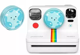 LoveInstant Dekoratyvinis lipdukas 3 m fotoaparato dangteliui Polaroid Now Now+ / Mėlyna dėmė