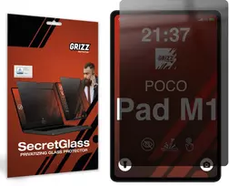 GrizzGlass Matinis privatumo stiklas GrizzGlass SecretGlass skirtas Xiaomi POCO Pad M1