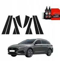 GrizzGlass Karboninė plėvelė ant stulpelių BodyShield, skirta Hyundai i30 Wagon (2020-2025) [10w1]