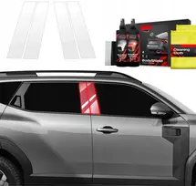 GrizzGlass Apsauginė plėvelė statramsčiams BodyShield, skirta Dacia Duster (2024-2025) [4w1]
