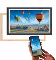 Nuotraukų rėmelis Skaitmeninis rėmelis AgfaPhoto Didelis skaitmeninis rėmelis 24'''' HD 3 spalvos viename 32GB atmintis / Agfaphoto / Apf2400 Wi-fi