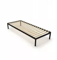 Auping Lovos rėmas BED ALU 80x200 Metalinis Medinės Juostos Modernus Juodas