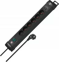Brennenstuhl Premium-Line 6 lizdų 3 m juodas ilgiklis (002302690000)