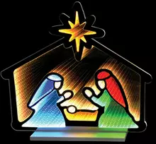 Yermos LD13 LED 3D Kalėdinė dekoracija ŠVIEČIANTI DEKORACIJA PUOŠINYS