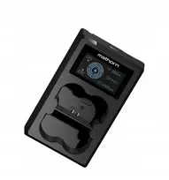 Mathorn įkroviklis, dviejų kanalų įkroviklis Mathorn MBC-D151 USB-C, skirtas Panasonic DMW-BLC12