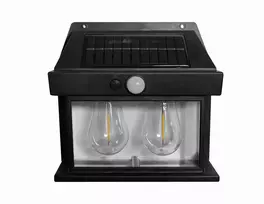 Sieninis šviestuvas Sieninė lempa LTC Lampa saulės energijos sieninė lempa 20W, judesio jutiklis, prieblandos jutiklis, akumuliatorius 1500mAh