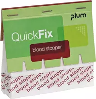 Viscoplast Pleistrai kraujavimui stabdyti PLUM QuickFix Blood Stopper, įdėklas, 45 vnt.