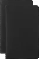 Moleskine 2 sąsiuvinių rinkinys MOLESKINE Smart Cahier, L, 13x21cm, liniuotė, juodas