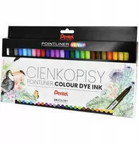 Pentel Flomasteriai Pentel PointLiner Colour S40 0,4 mm 24 vnt.