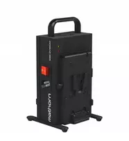 Mathorn fotoaparato įkroviklis Dviejų kanalų V-mount MBC-DV100AC 16.8V 3A 2x50W ES versija