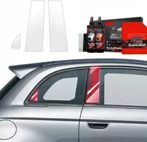GrizzGlass Apsauginė plėvelė ant statramsčių BodyShield, skirta Fiat 500 (2016-2025) [3w1]