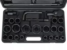 KELTIN Smūginių galvučių raktų rinkinys 26 vnt. 3/4''/1'' 12-kampis/6-kampis 17-65mm (1)