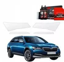 GrizzGlass Apsauginė plėvelė priekiniams žibintams BodyShield, skirta Skoda Superb 3 Combi (2019-2023) [6w1]