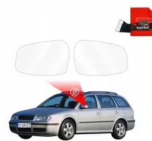 GrizzGlass Lietaus apsauginė plėvelė veidrodėliams ZeroDrop, skirta Skoda Octavia Kombi (1996-2010)