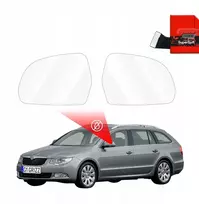 GrizzGlass Lietaus apsauginė plėvelė veidrodėliams ZeroDrop, skirta Skoda Superb 2 (2008-2015)