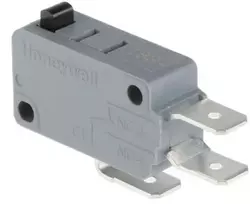Honeywell Stūmoklinis mikro jungiklis, kištukinis gnybtas, 16 A 250 V AC, SPDT (V15T16-CZ100)