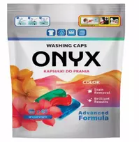 Unilever ONYX Skalbimo kapsulės 45 skalbimams 3in1 Spalvotam