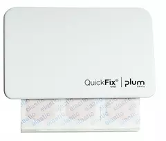 Plum Dozatorius PLUM QuickFix Uno su elastingų pleistrų įdėklu 45 vnt., baltas