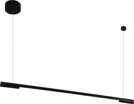 MAXlight pakabinamas šviestuvas LAMPA pakabinama ORGANIC* P0354 Maxlight metalinis korpusas sija ZWIS LED juosta 16W 3000K pailga juoda