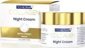 Equalan Pharma Novaclear Collagen, sutvirtinantis ir lyginantis naktinis kremas, 50 ml – Ilgas galiojimo laikas!