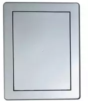 AWENTA Plastikinės apžiūros durelės 20x30 satininis sidabras Awenta DT14SS