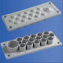 Elektro-Plast Membraninė įvorė PM-B-16 pilka (34.716)