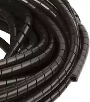 EM Group Apsauginė spiralinė žarna juoda 25mm x 10m (SP25BK)