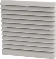 Salzer Plastikinis dangtelis su filtru ventiliatoriams, pilkas, 120 x 120mm (ZL-803 RAL7035)