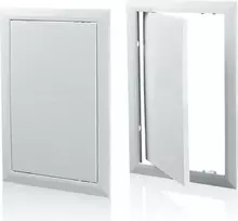 Vents Apžiūros durelės baltos 300 x 300mm (WPD300X300)