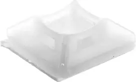 Elektro-Plast Pagrindėlis 19x19mm baltas PMS-19-19-100 100 vnt. (25.290)