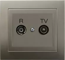 Ospel Antenos lizdas R/TV galinis 2,5-3DB šatininis šviesus KIER OSPEL