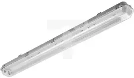 GTV G-TECH Hermetiškas šviestuvas 1x120 T8 LED-J, G13, AC220-240V, 50/60Hz, IP65, IK06, ABS/PS, pilkas
