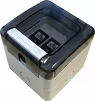 Alantec ML Hermetinis lizdas, sandarus 2 x RJ45 IP66 viršutinio montavimo (nekomplektuotas) ALANTEC