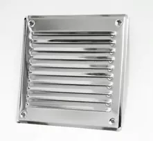 Ventika Vėdinimo apsauga su tinkleliu 165x230mm metalinė chromuota WX909CHR