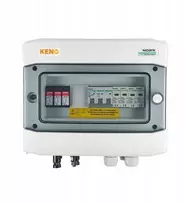 Keno Prijungimo dėžutė su viršįtampių ribotuvu DC+AC, 1000V, 2 tipas, 1x PV grandinė, 1x MPPT // AC ribotuvas tipo SH-75 DCAC