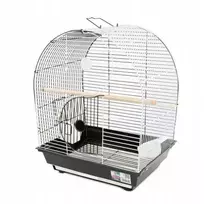 Panama Pet Panama augintiniui Paukščių narvas, juodai balta, matmenys 36 x 28,8 x 46 cm